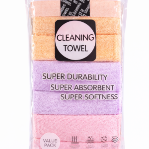 Colorful Cleaning Towels – 4pcs Value Pack