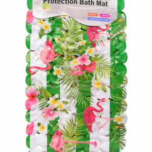 Flamingo Tropical Protection Bath Mat – Non-Slip