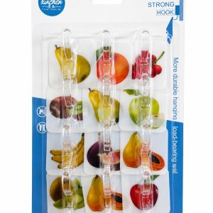 Heavy-Duty Fruit Design Self-Adhesive Wall Hooks